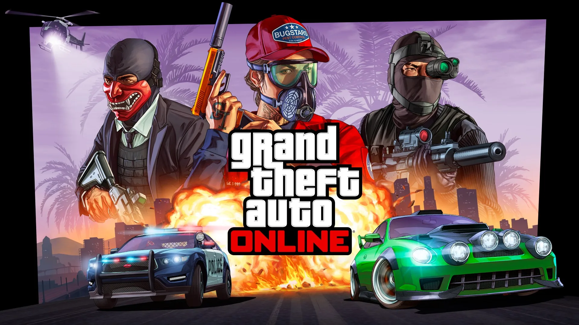 Grand Theft Auto Online key art