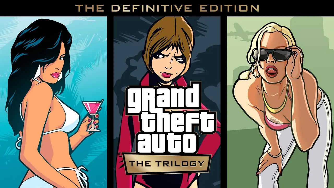 Still from the Grand Theft Auto: The Trilogy Definitive Edition trailer