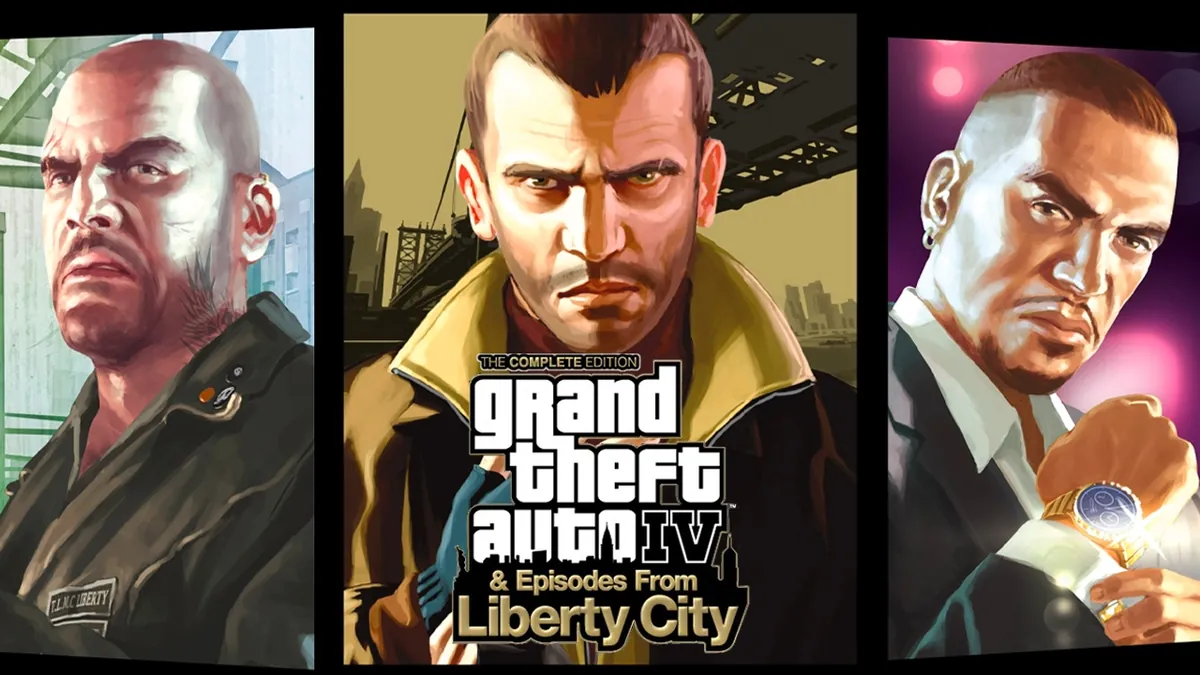 Grand Theft Auto IV key art, poster for the first trailer