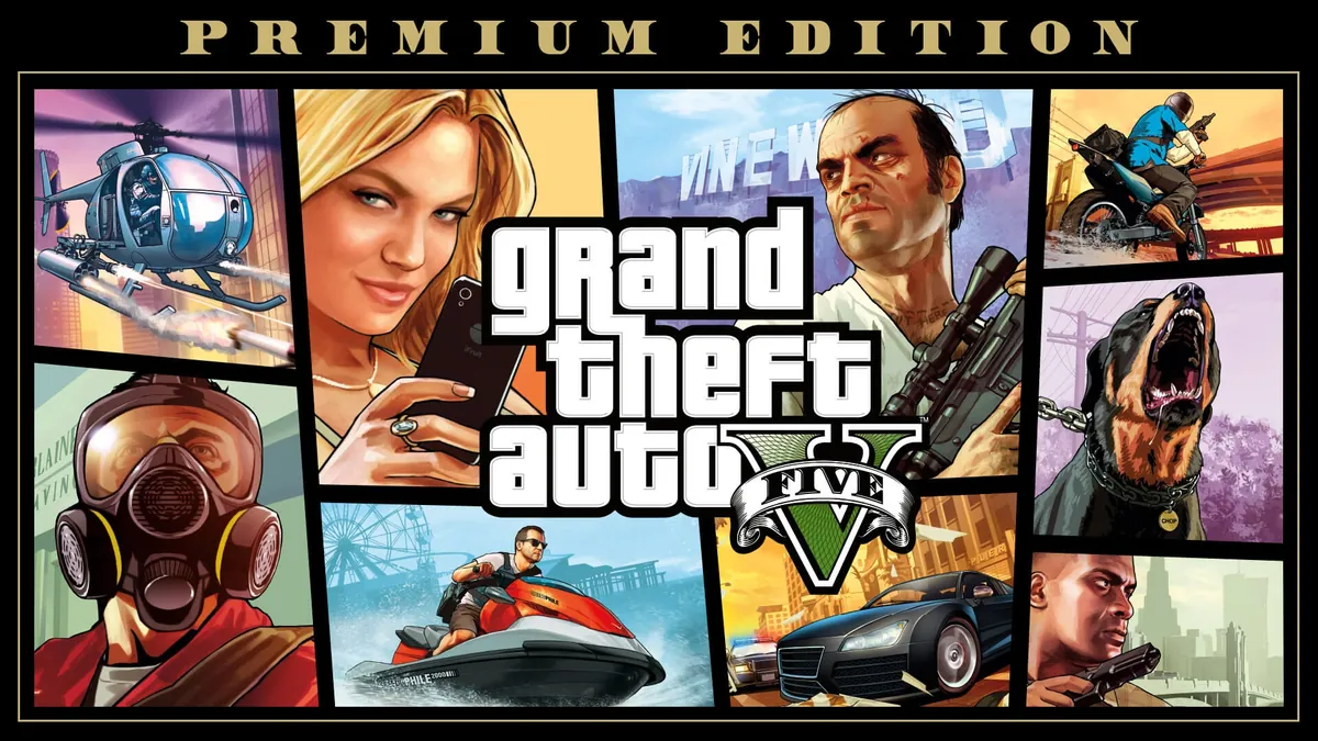 Grand Theft Auto V Premium Edition key art