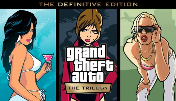 GTA The Trilogy Definitive Edition key art
