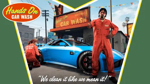 Hands On Car Wash (Money Fronts) in GTA Online, official Rockstar Games image