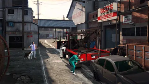 Salvage Yard in GTA Online, official Rockstar Games image