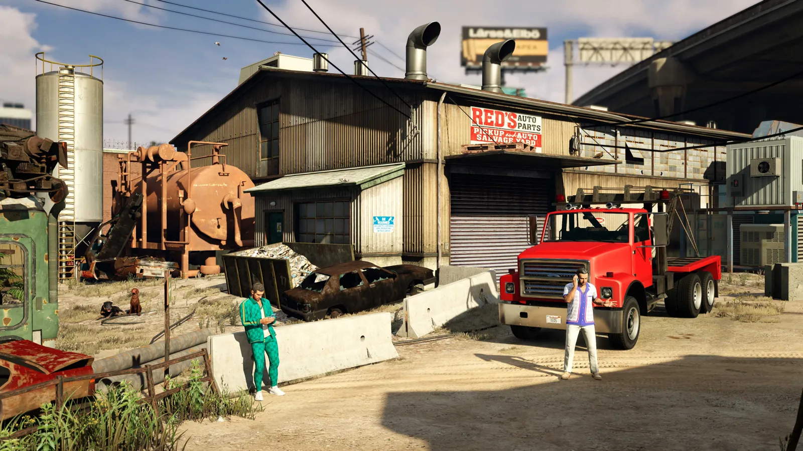 The Salvage Yard in GTA Online, official Rockstar Games image