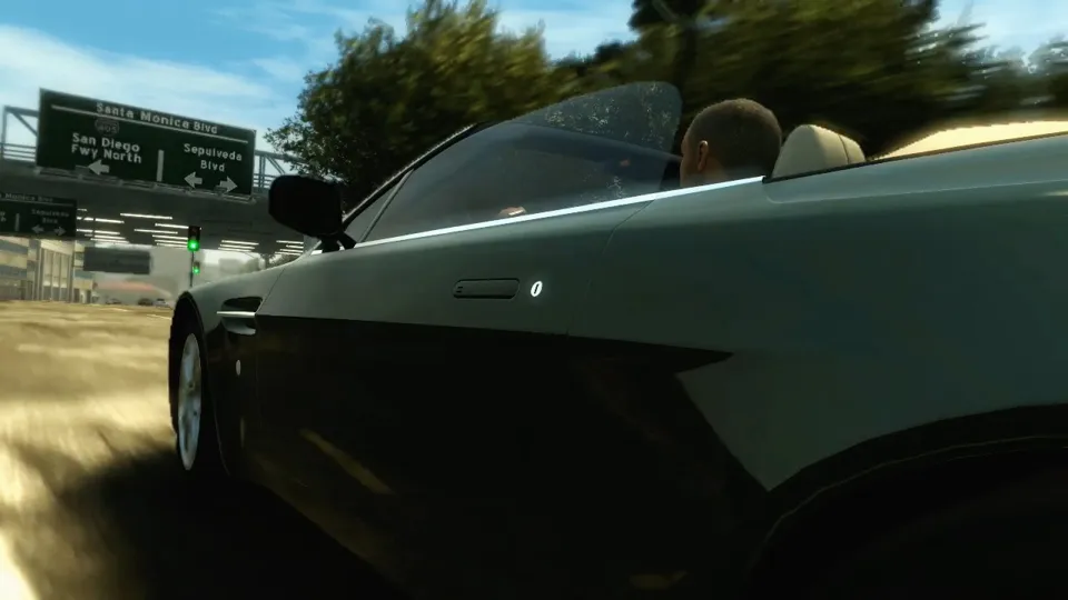 Aston Martin V8 Vantage Roadster in Midnight Club: Los Angeles