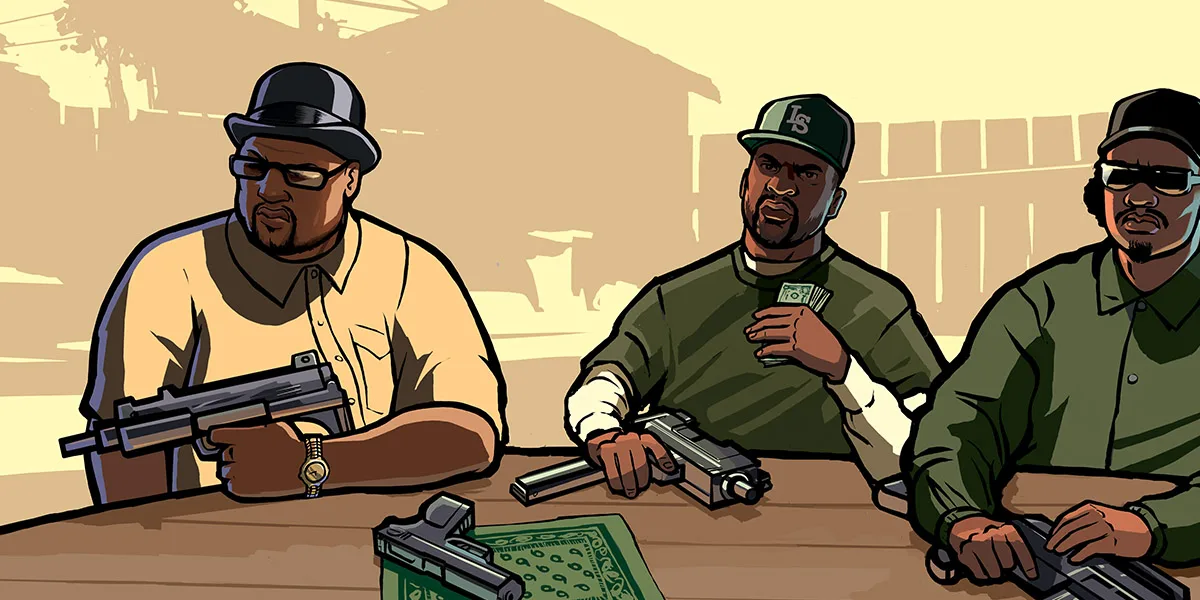 The Grove Street Families in GTA San Andreas