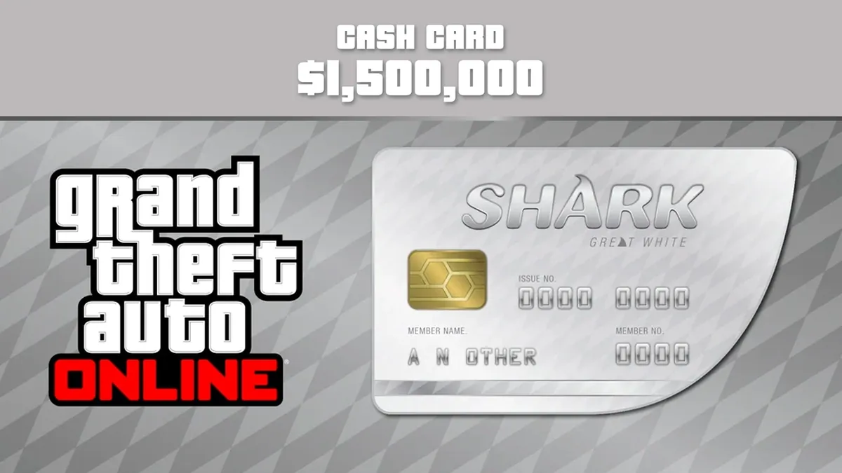Great White Shark Cash Card key art